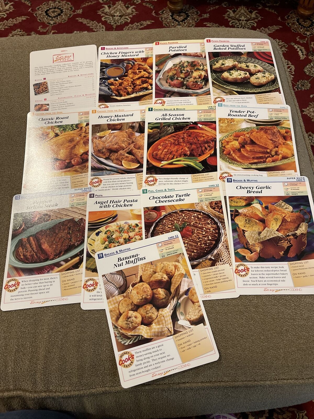 recipe cards