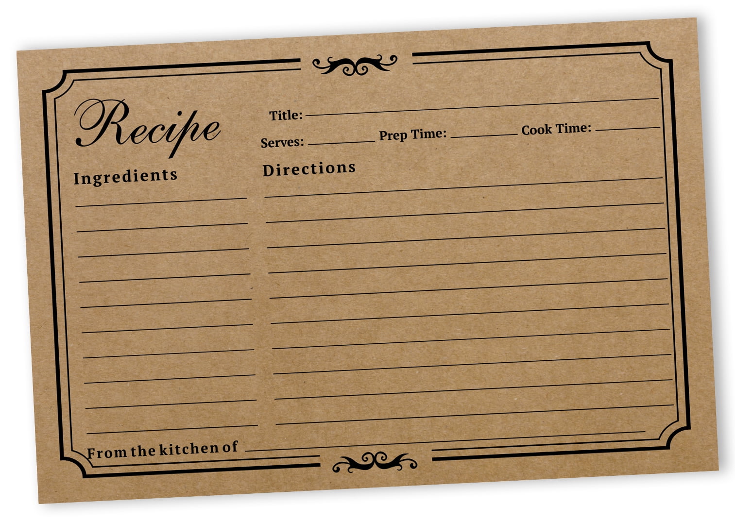 vintage recipe cards