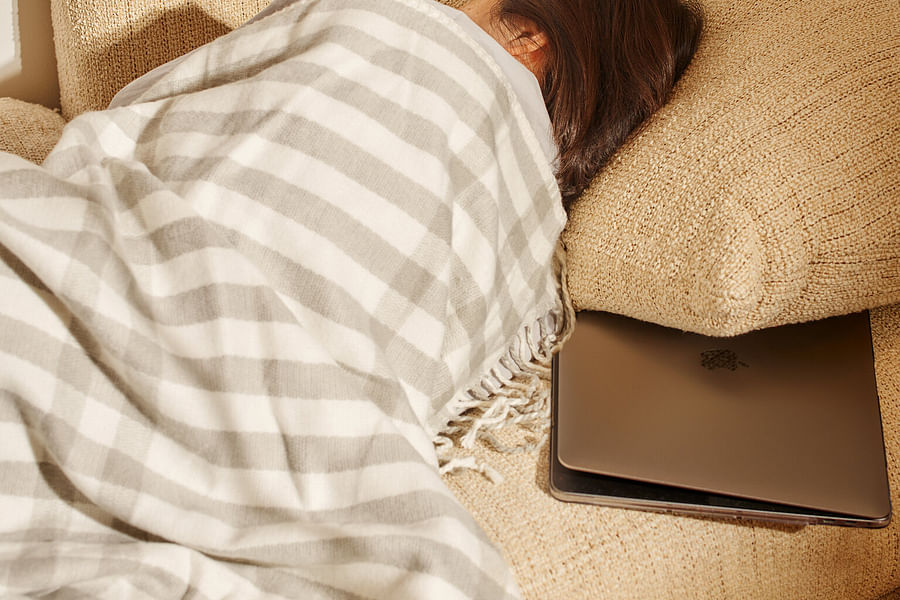 elderly no napping sign