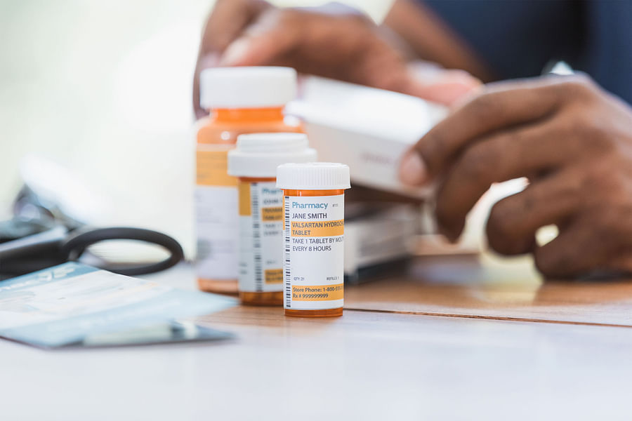 medication review with doctor