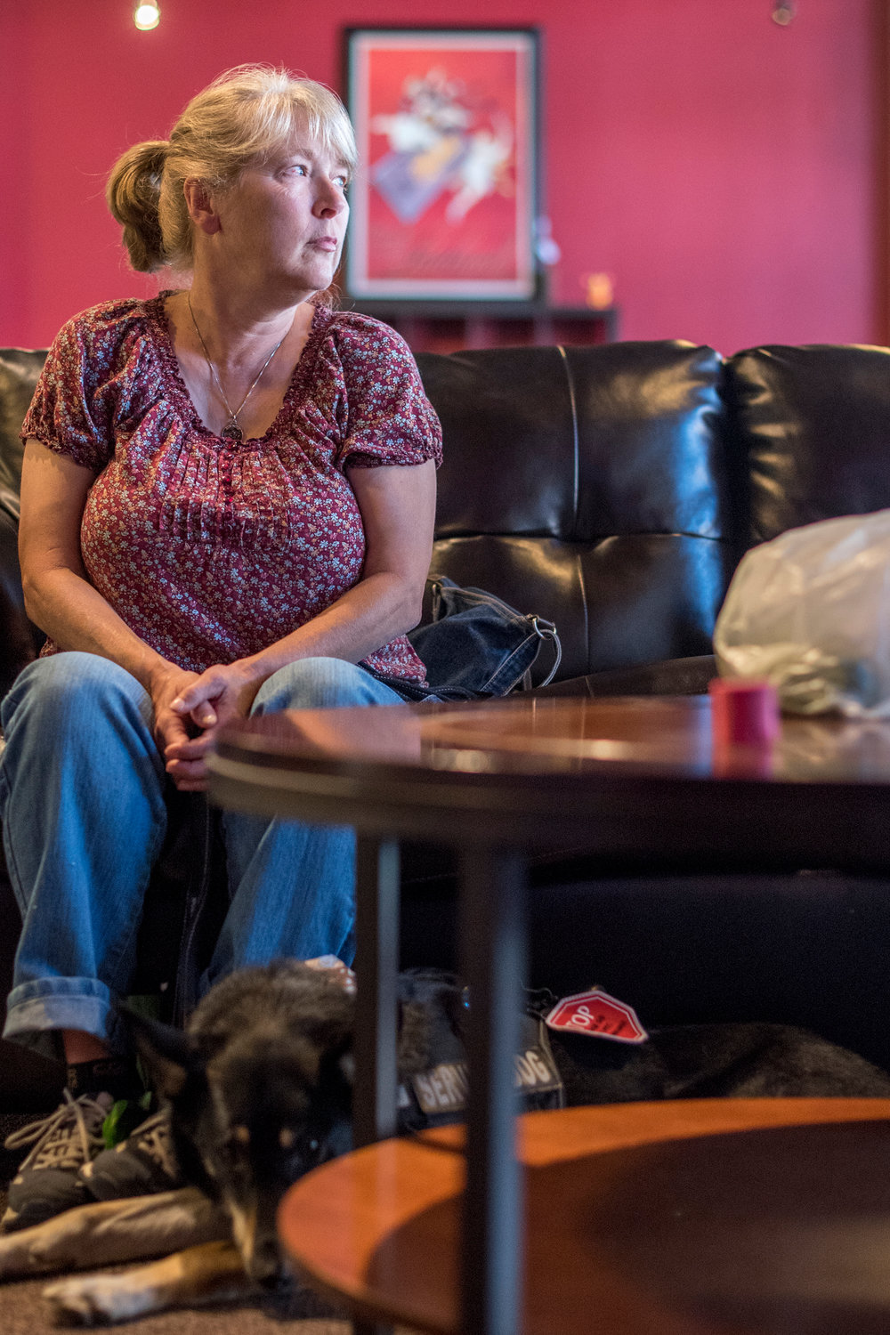 service dog assisting daily routine