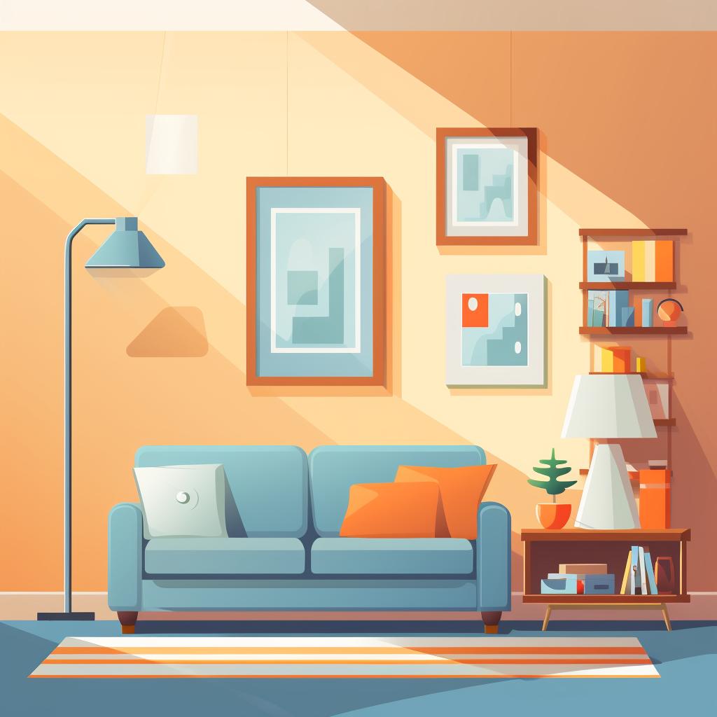 A safe and well-lit home interior